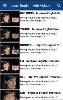 Learn English with Videos android App screenshot 5