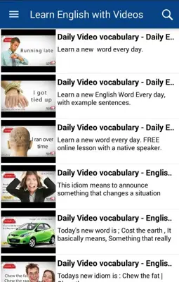 Learn English with Videos android App screenshot 6